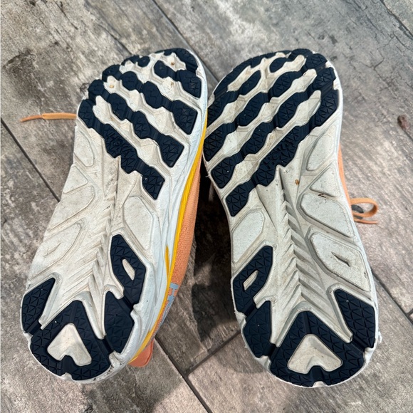 Hoka Orange Running Shoes with Yellow Accents - Picture 7 of 7